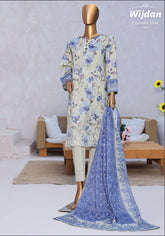 HZ Elite Chikankari Lawn Collection'25 D-06